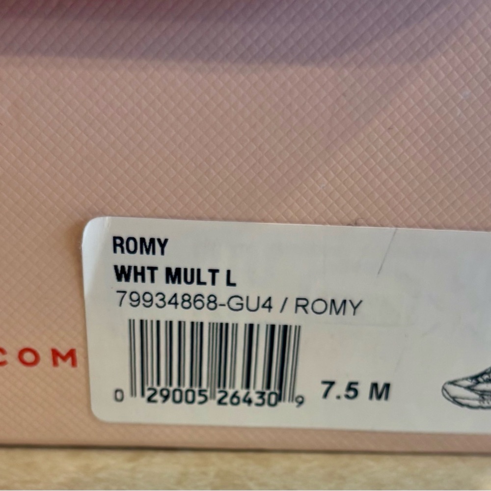 Easy Spirit White and Green Women's Athletic Sneakers-Romy-7.5 - Picture 5 of 7